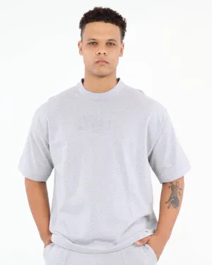 Grey Short Sleeve Fleece T-Shirt
