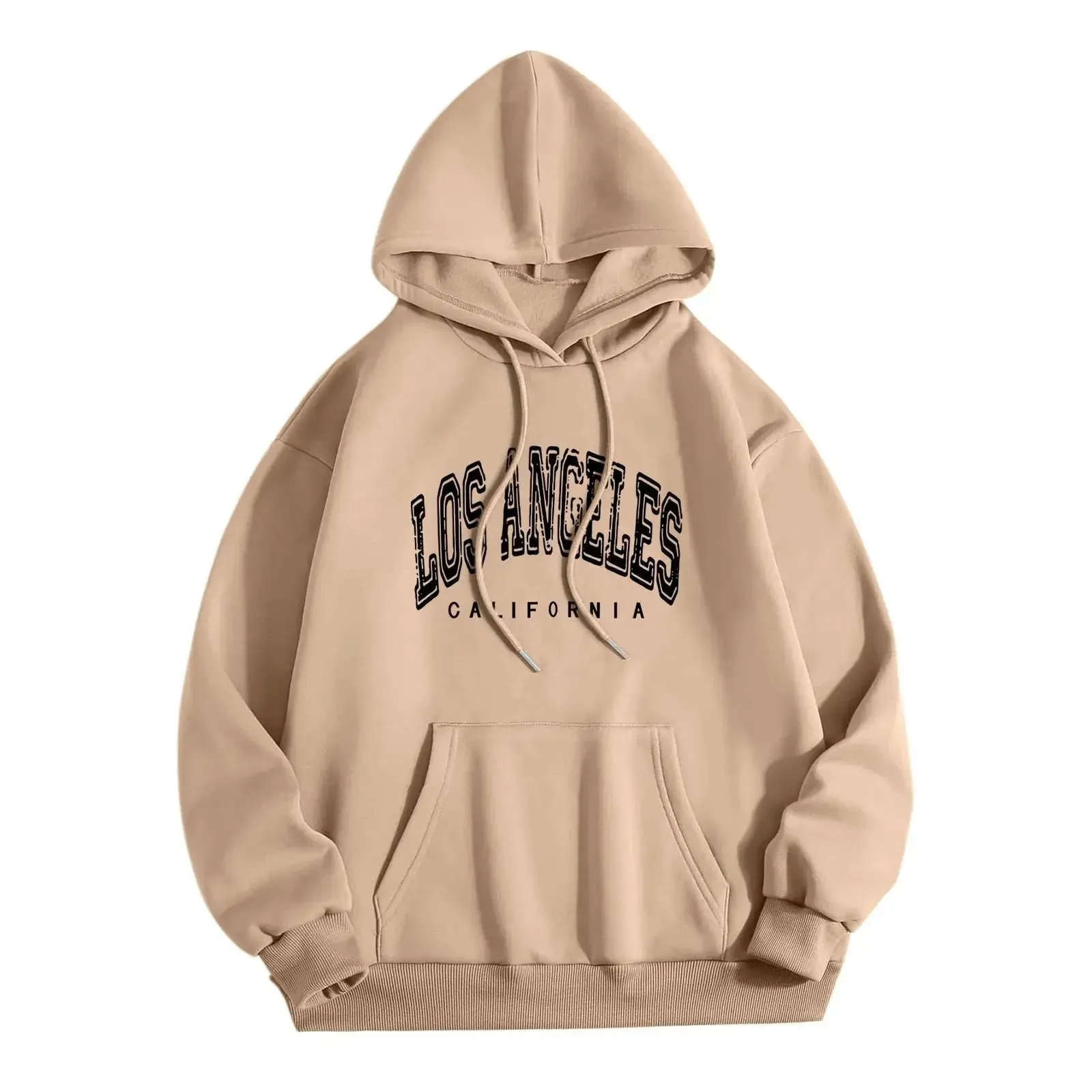 Harajuku Style Letter Hoodie Fashionable Women’s Pullover Top