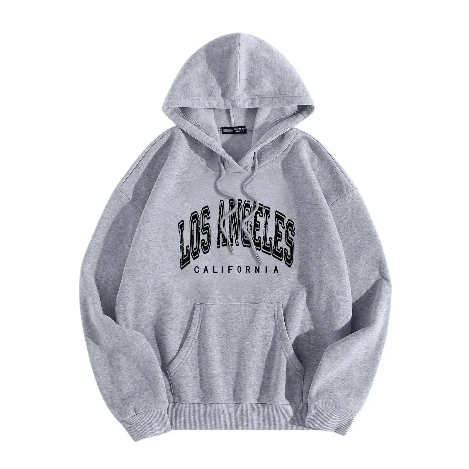Harajuku Style Letter Hoodie Fashionable Women’s Pullover Top