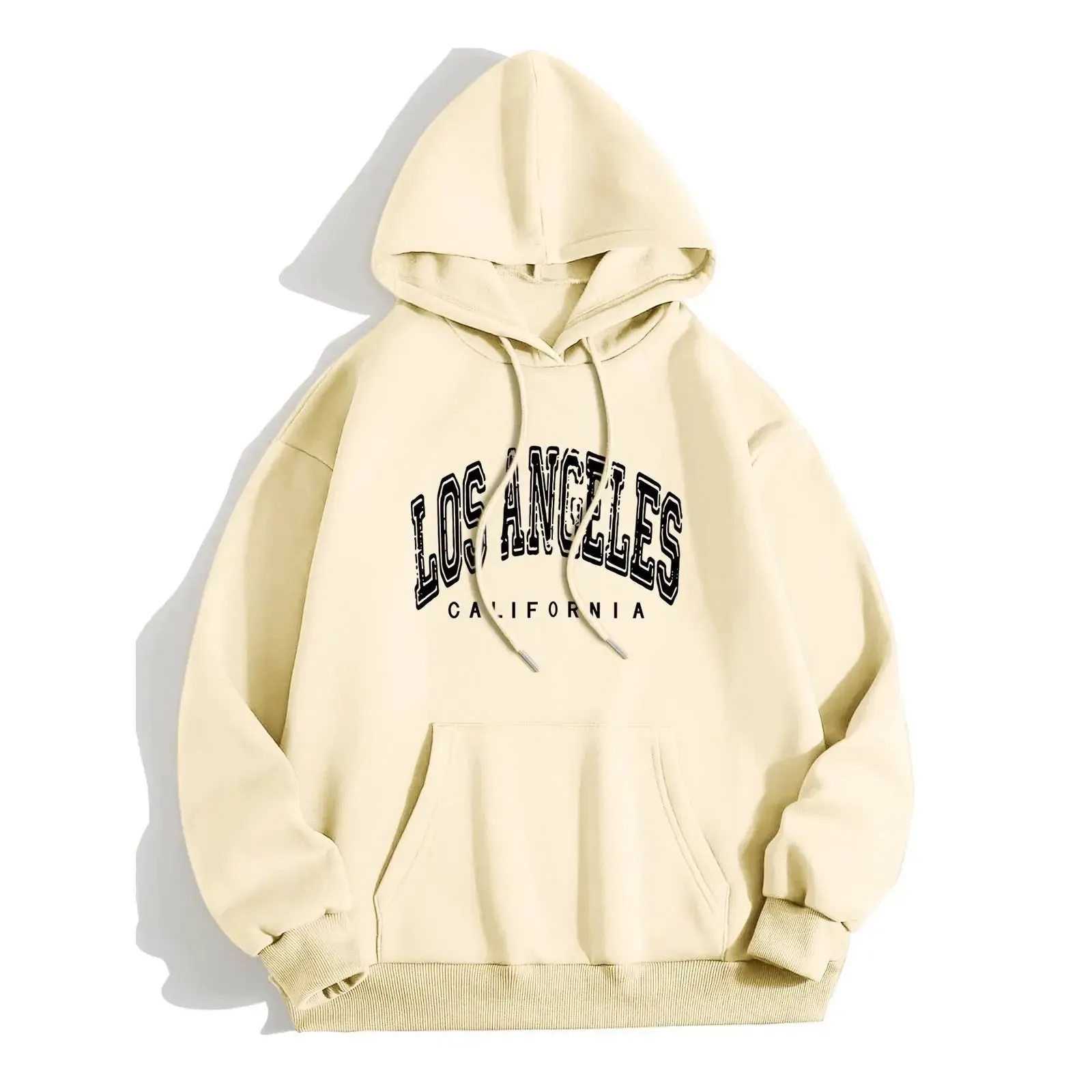 Harajuku Style Letter Hoodie Fashionable Women’s Pullover Top