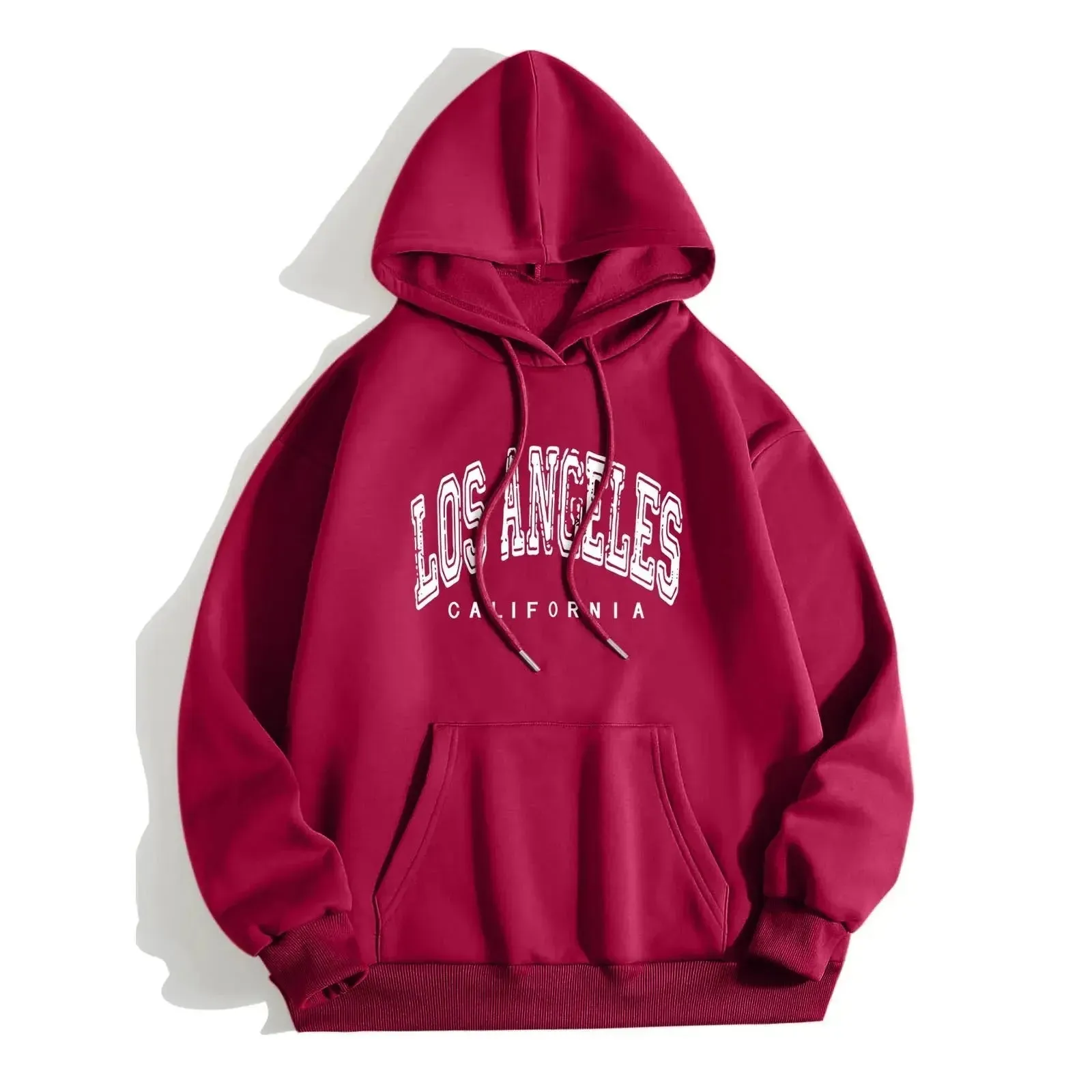 Harajuku Style Letter Hoodie Fashionable Women’s Pullover Top