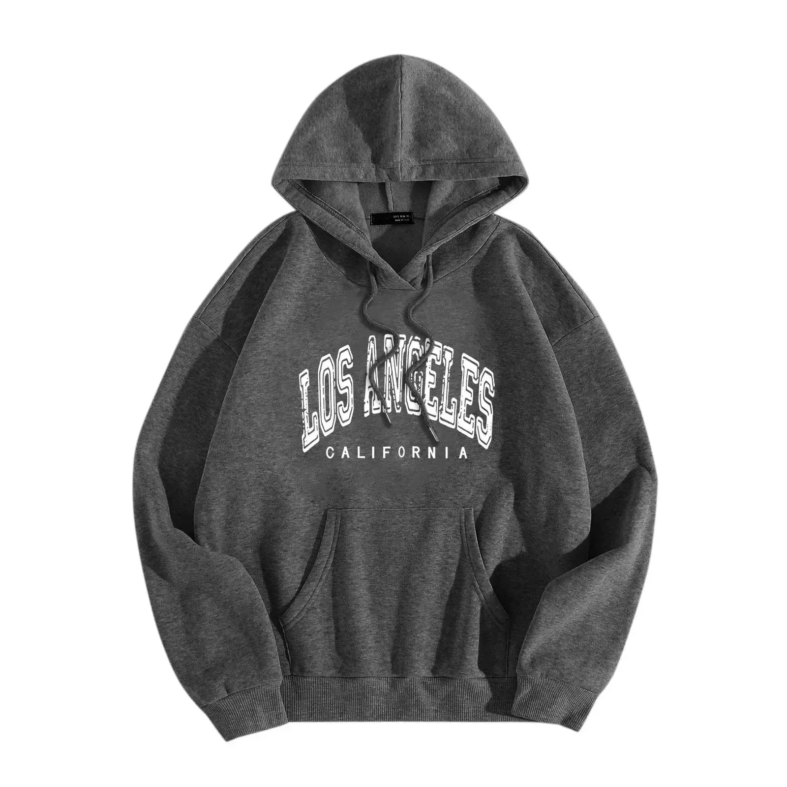 Harajuku Style Letter Hoodie Fashionable Women’s Pullover Top