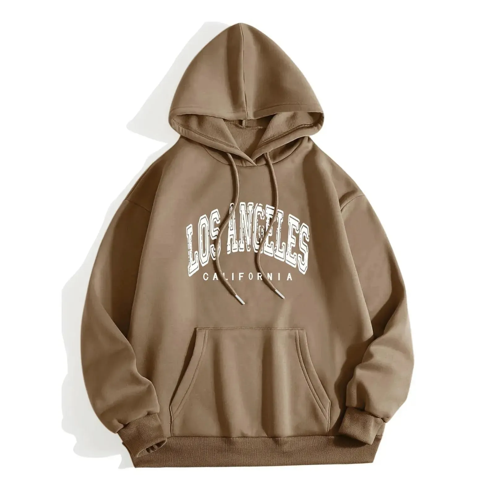 Harajuku Style Letter Hoodie Fashionable Women’s Pullover Top