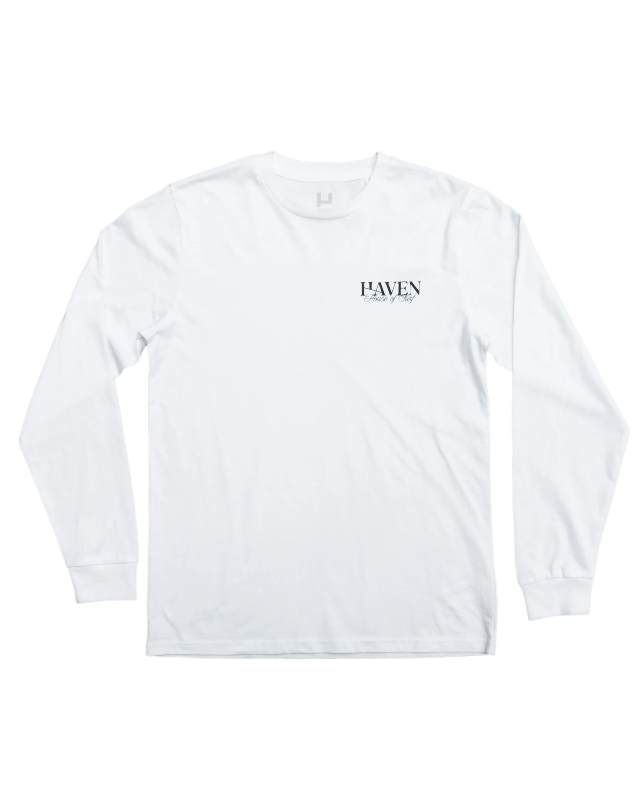 Haven Surf - House of Surf Long Sleeve Tee  - White