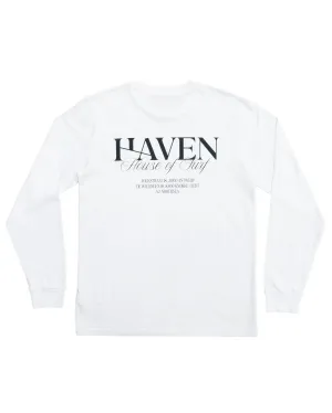 Haven Surf - House of Surf Long Sleeve Tee  - White