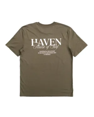 Haven Surf - House of Surf Tee  - Dusty Olive