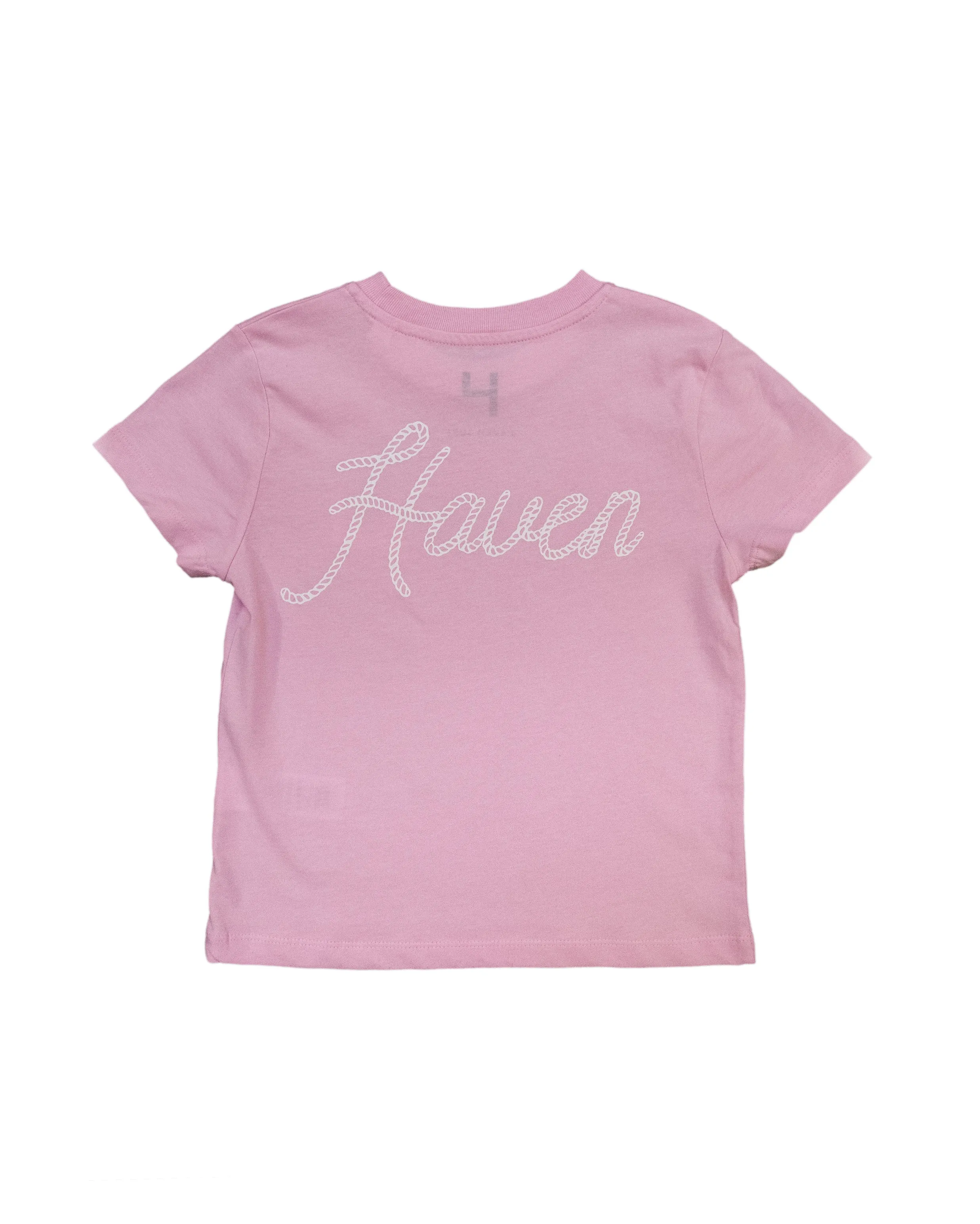 Haven Surf - Sailer Kids Tee - Pink Salt