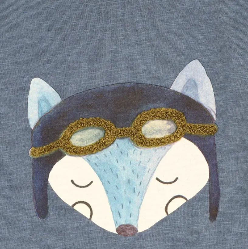 High Flyer Pilot Tee Baby - Stella Blue