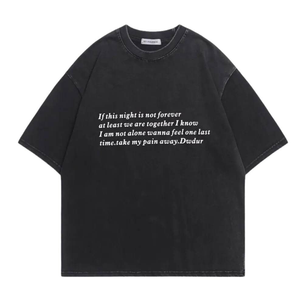 Hip Hop Eye Graphic Washed T-shirt