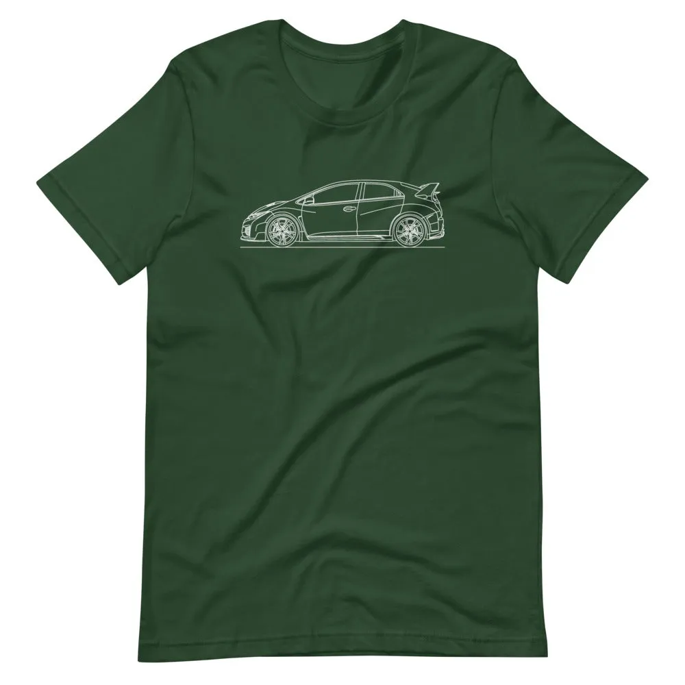 Honda Civic Type R outline T-shirt