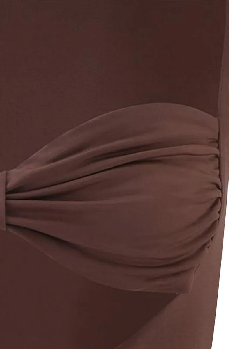 HTS1208 Cut-Out Long Sleeve Crop Top