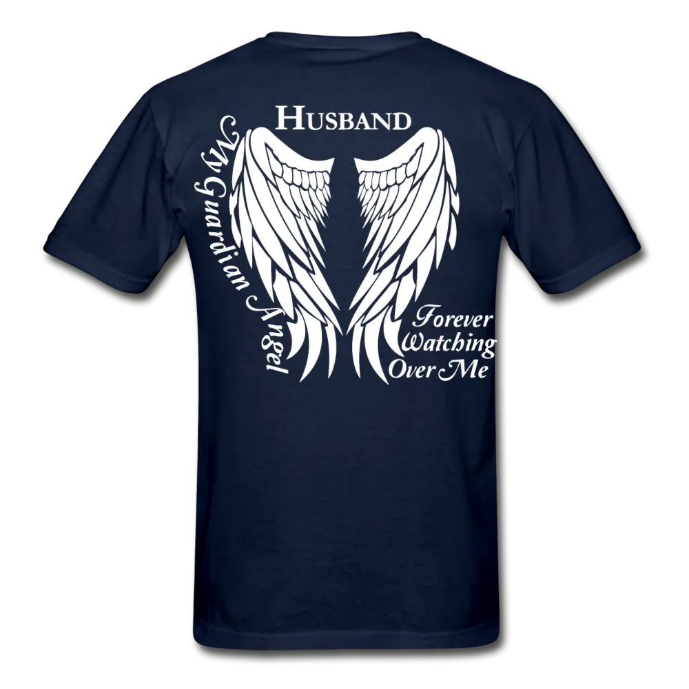 Husband Guardian Angel Gildan Ultra Cotton Adult T-Shirt