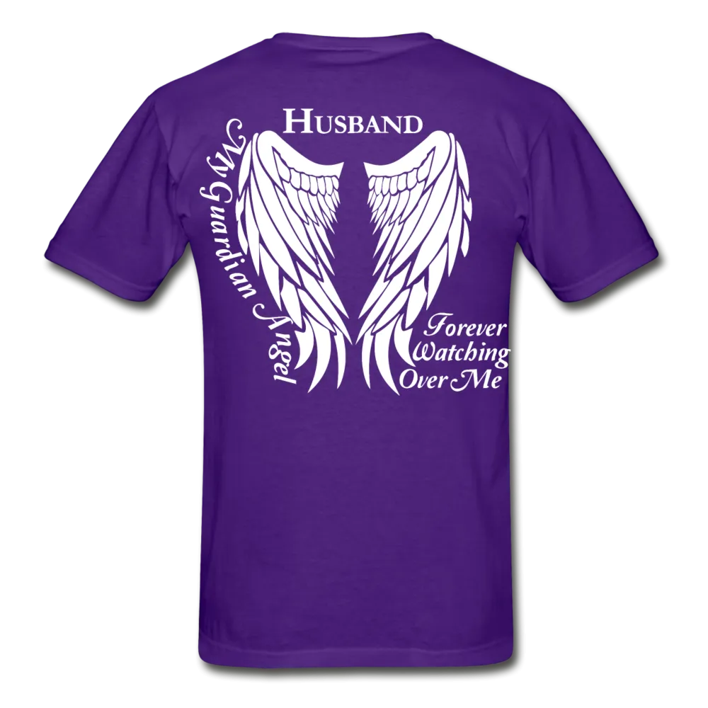 Husband Guardian Angel Gildan Ultra Cotton Adult T-Shirt