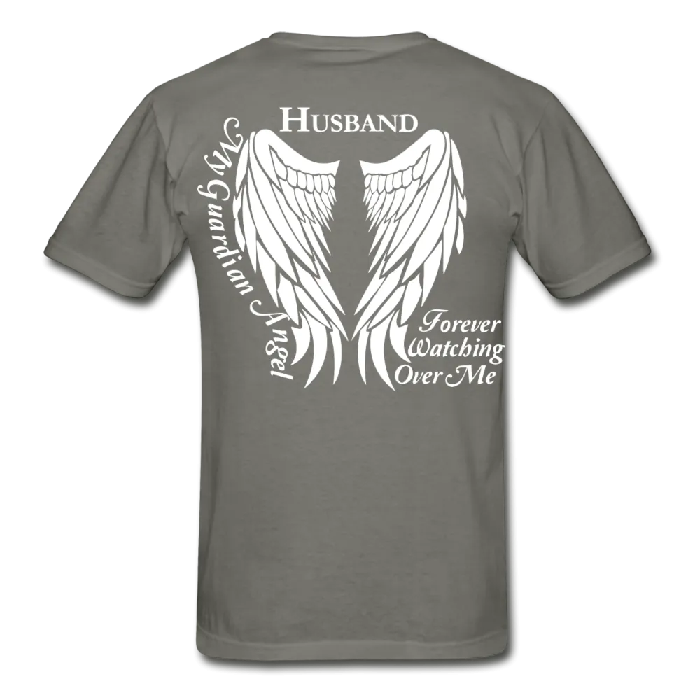 Husband Guardian Angel Gildan Ultra Cotton Adult T-Shirt