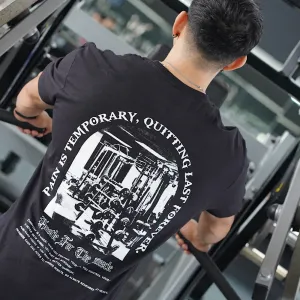 HUSTLE FOR THE MUSCLE T-SHIRT - BLACK