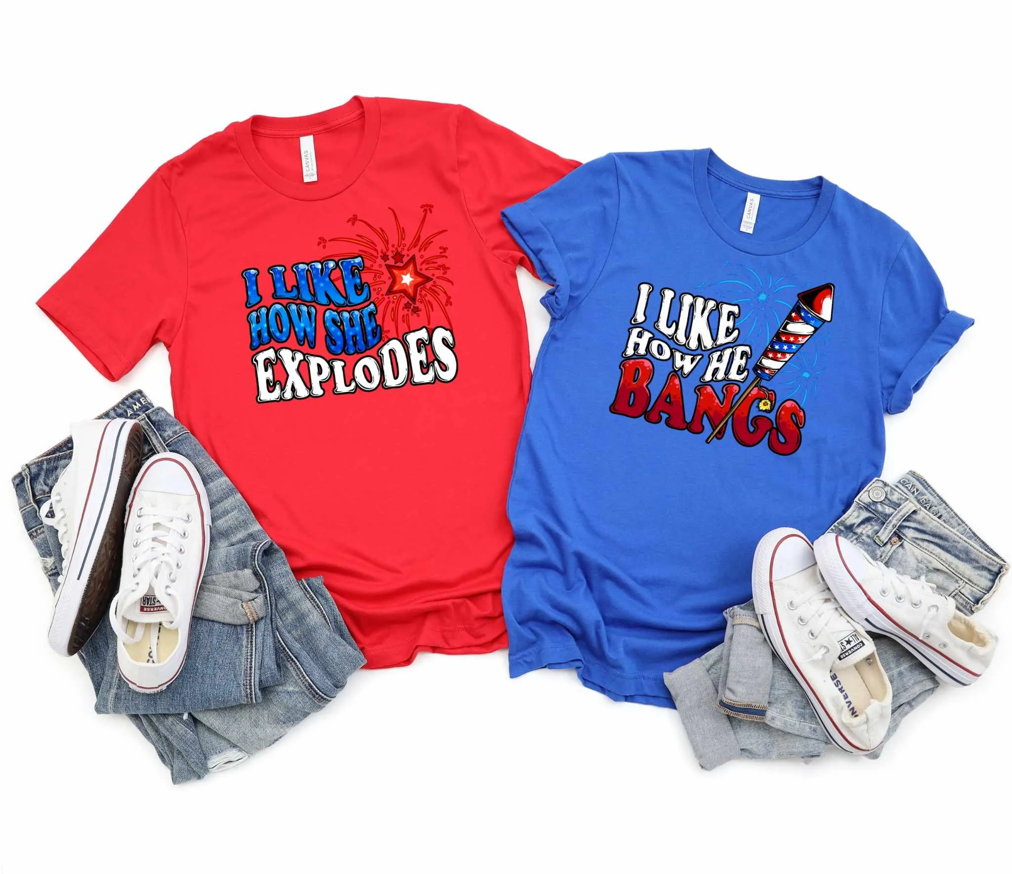I Like How She Explodes Deluxe Unisex Tee