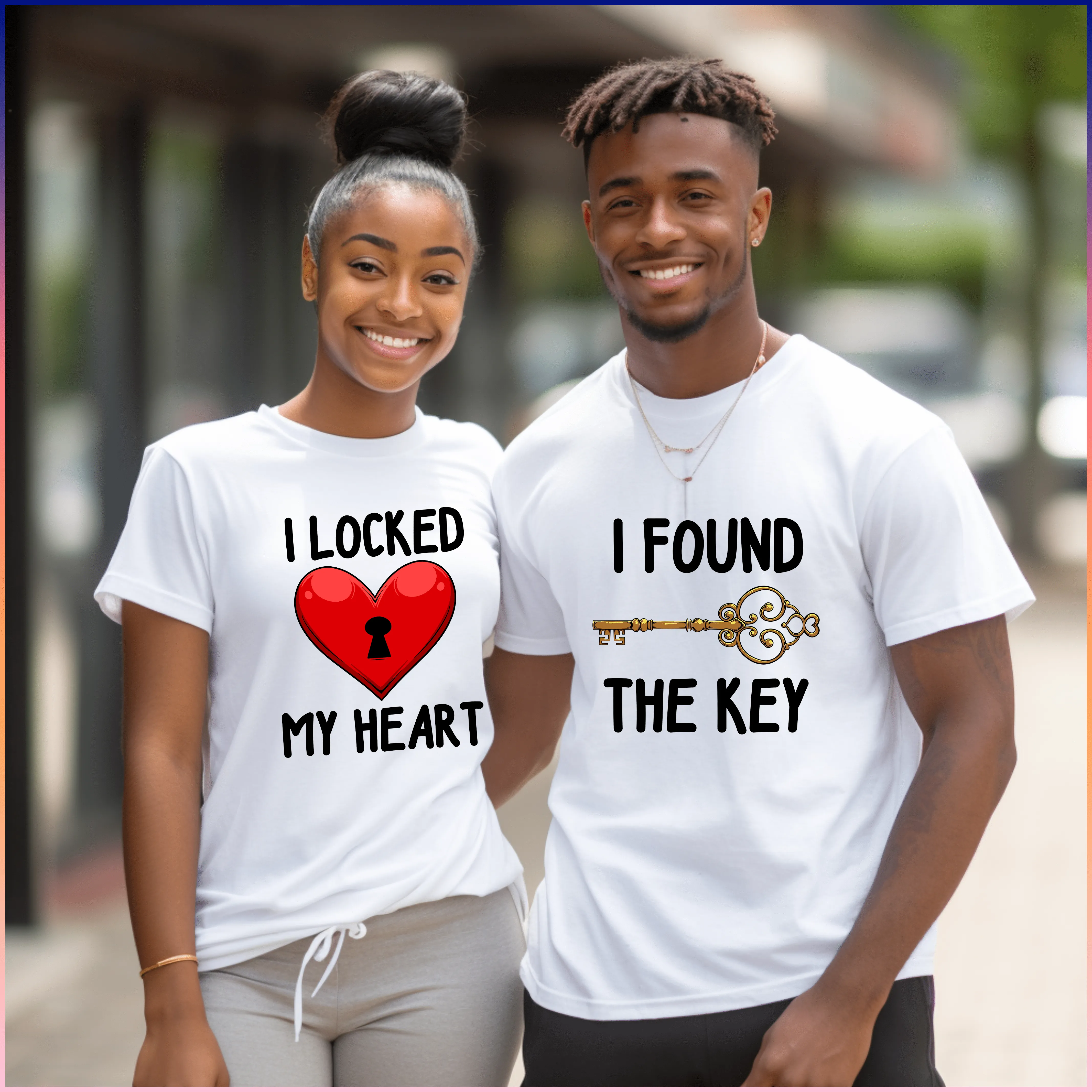 I Locked My Heart & I Found The Key - Couples Shirts