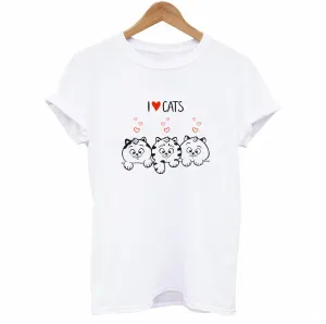 I Love Cats T-shirt