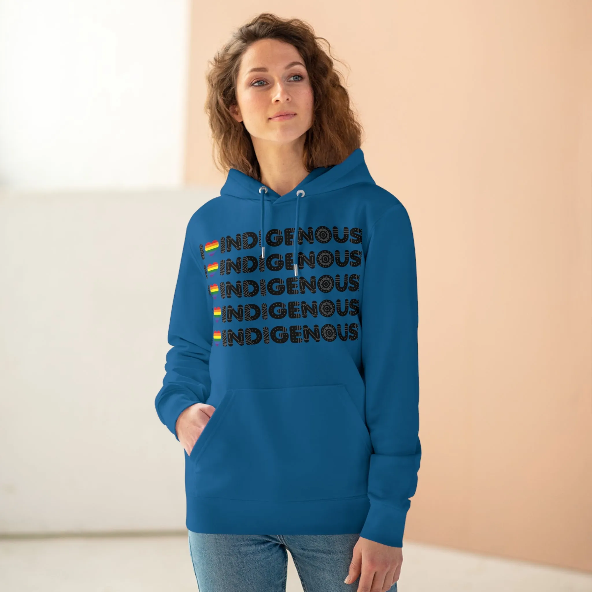 I Love Indigenous | Unisex Cruiser Hoodie | Recyclable