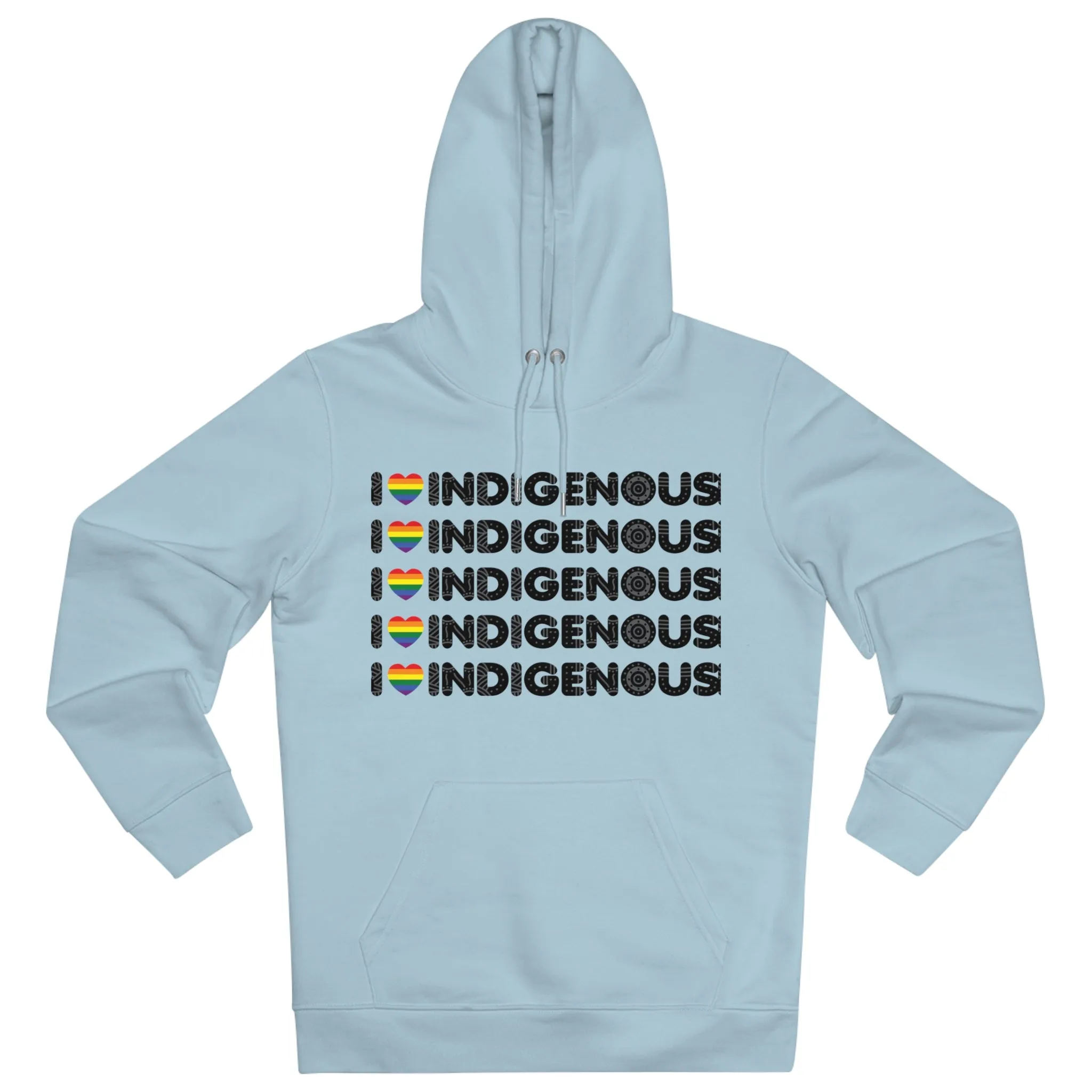 I Love Indigenous | Unisex Cruiser Hoodie | Recyclable