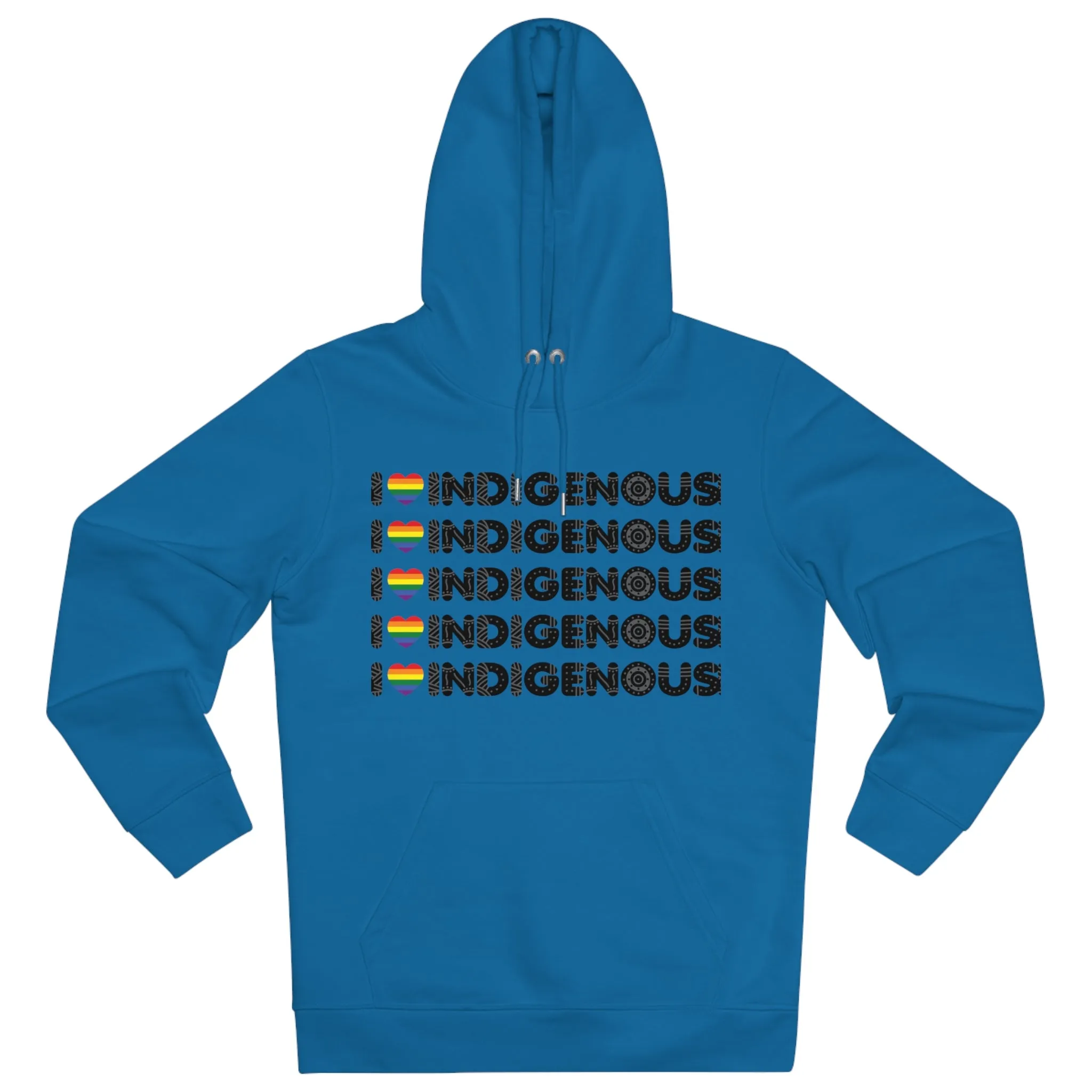 I Love Indigenous | Unisex Cruiser Hoodie | Recyclable
