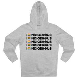 I Love Indigenous | Unisex Cruiser Hoodie | Recyclable