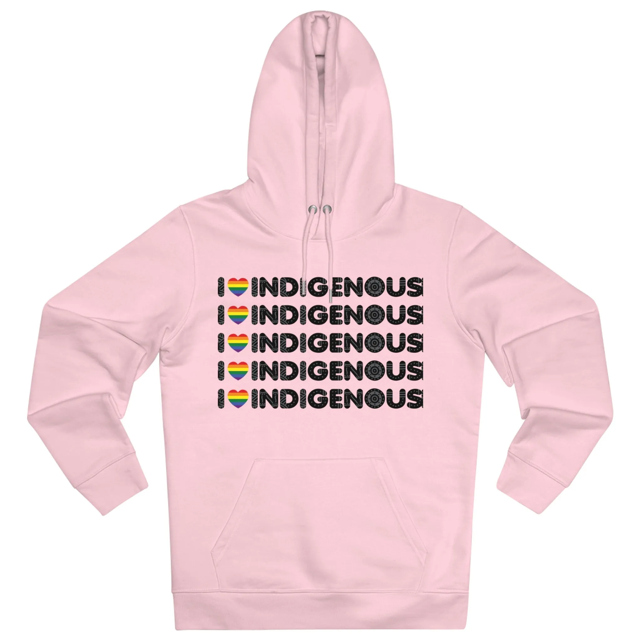I Love Indigenous | Unisex Cruiser Hoodie | Recyclable