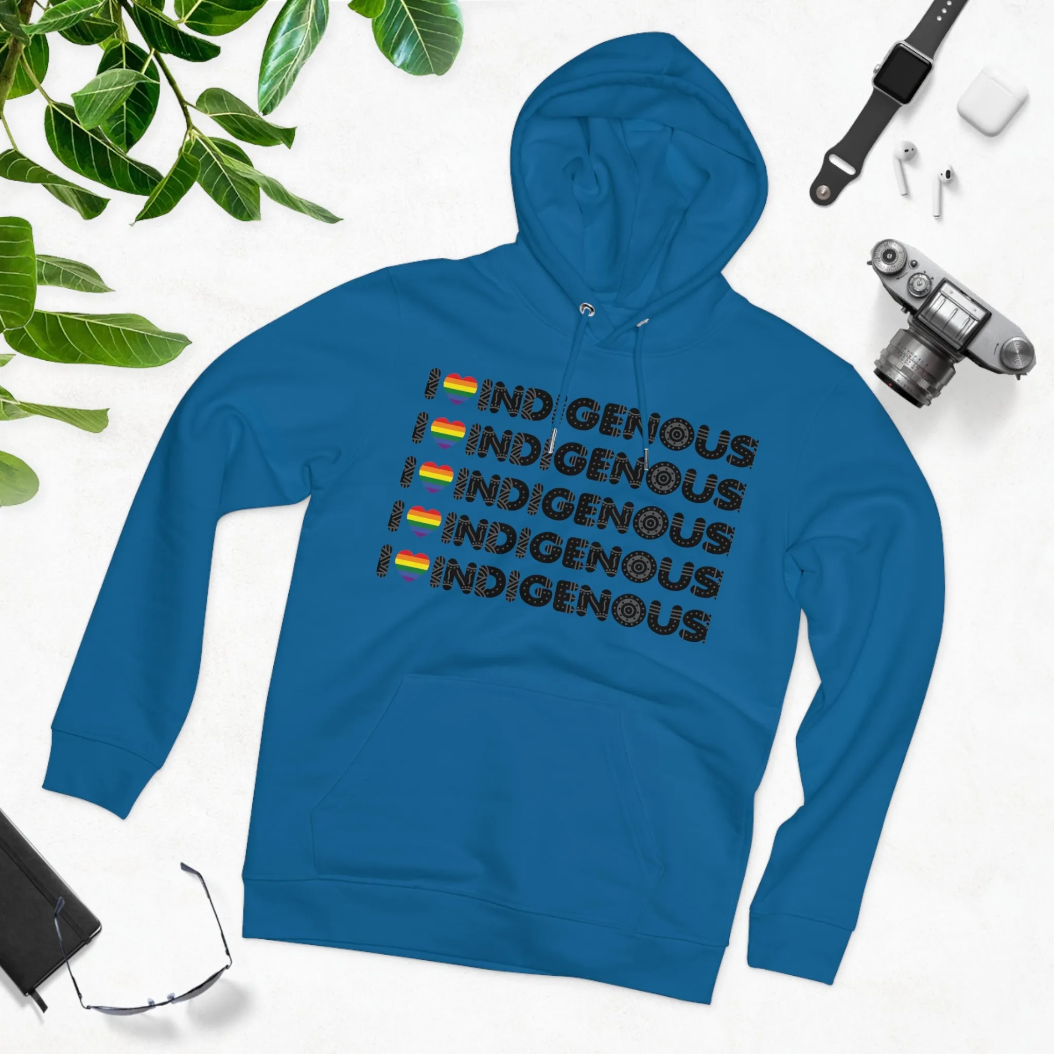 I Love Indigenous | Unisex Cruiser Hoodie | Recyclable
