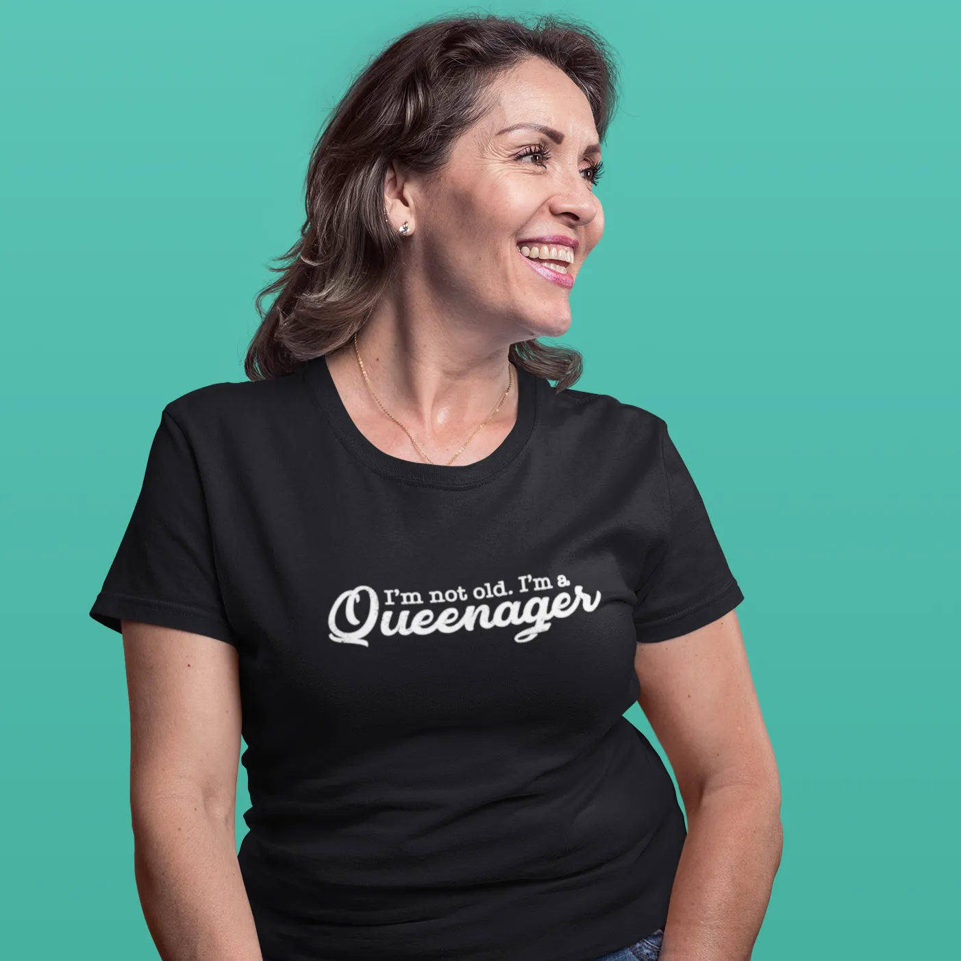 I'm Not Old. I'm a Queenager Women's T-Shirt