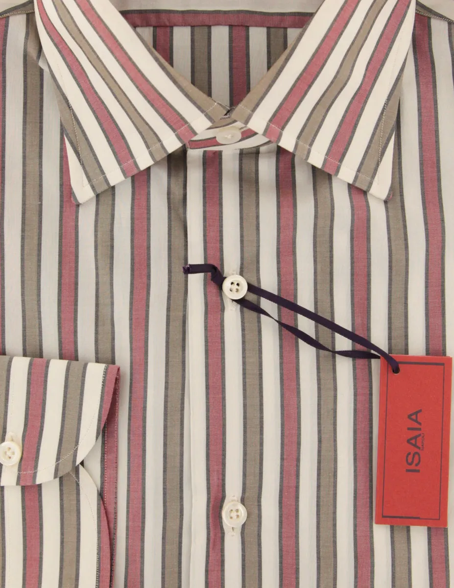Isaia Red Shirt - Slim