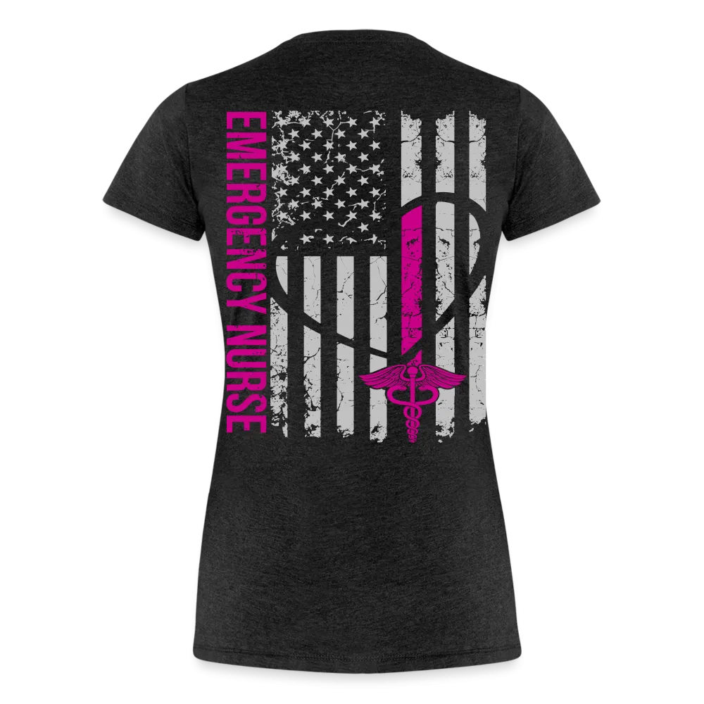 Jamie Emergency Nurse Flag Women’s Premium T-Shirt