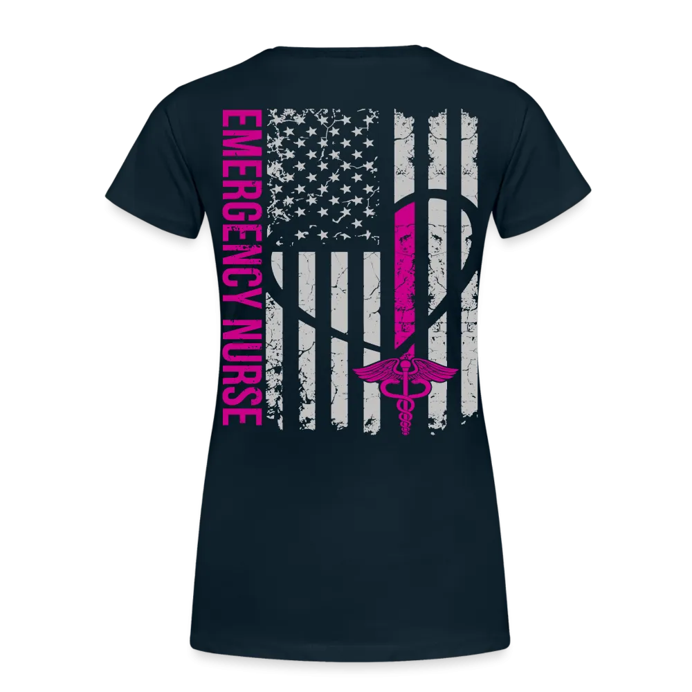 Jamie Emergency Nurse Flag Women’s Premium T-Shirt