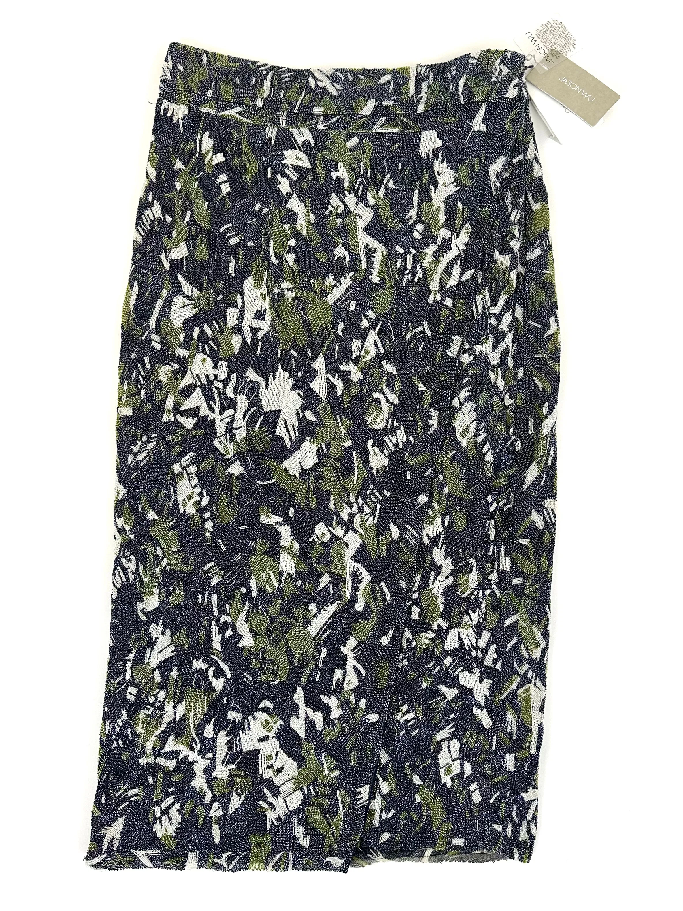 Jason Wu Silk Beaded Skirt