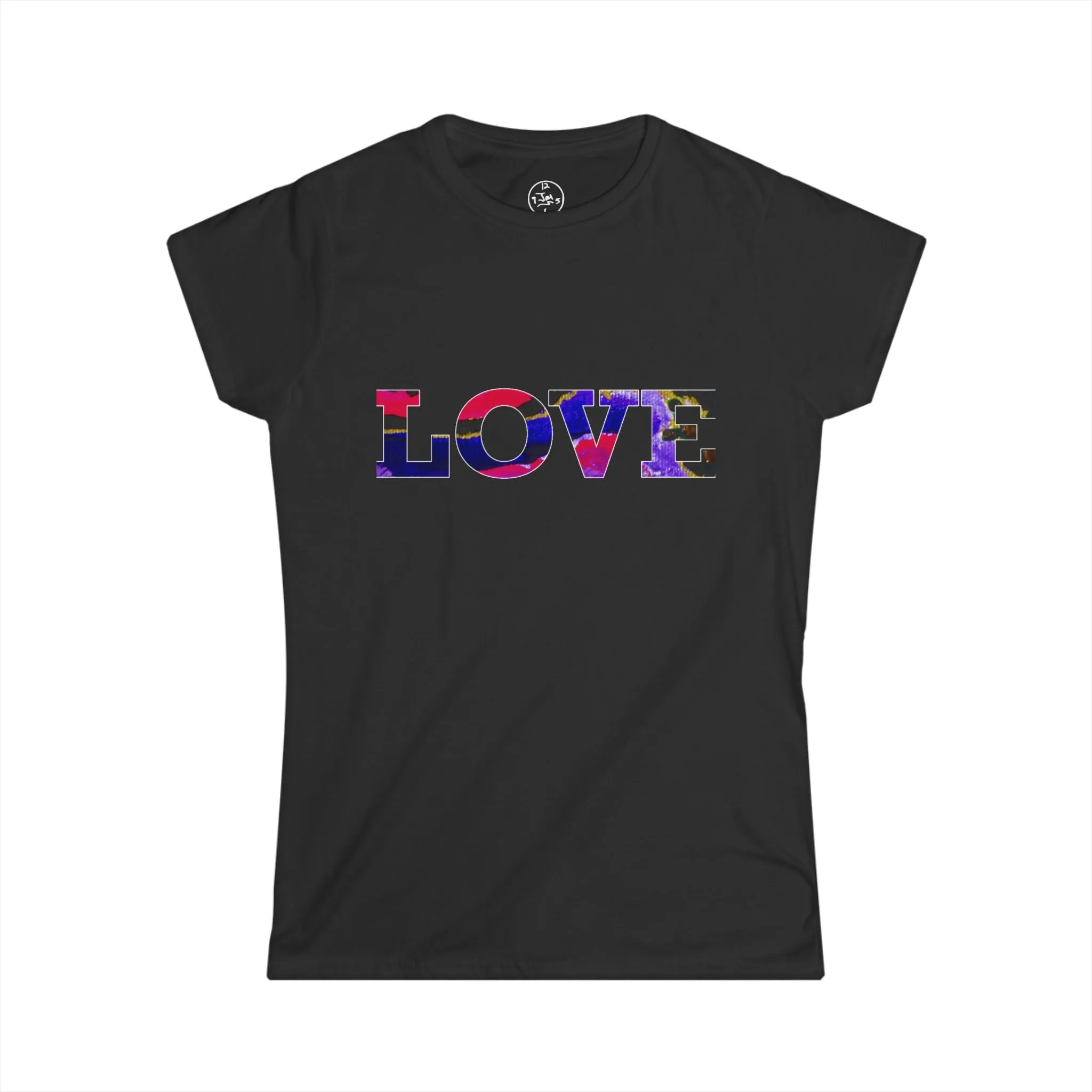 Jumper Maybach®'s Cotton Candy Rose "LOVE" WOMEN'S Softstyle Tee
