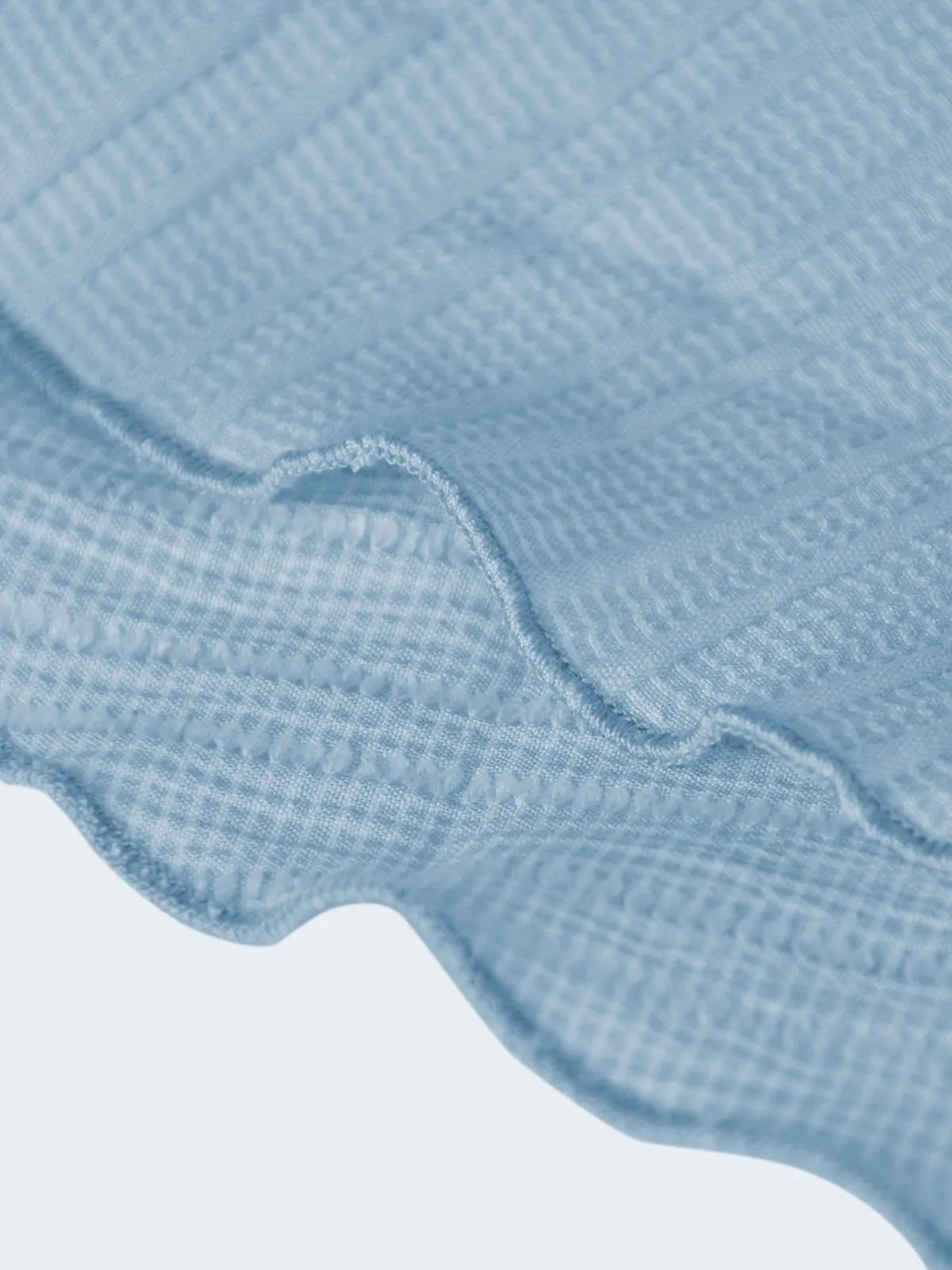 Jupe à volants irréguliers et taille élastique des années 1940