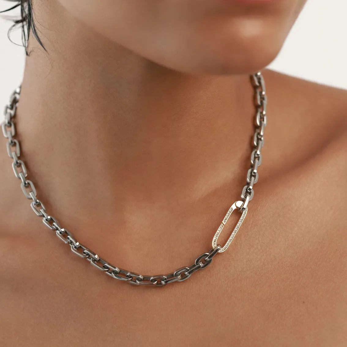 JUST CLICK PUERTO SILVER CHAIN