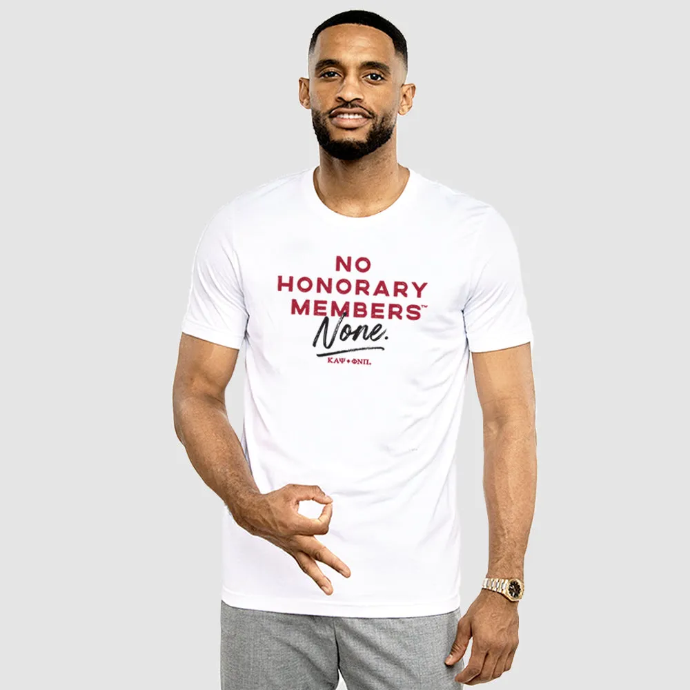 Kappa Alpha Psi No Honorary Members Tee-FINAL SALE