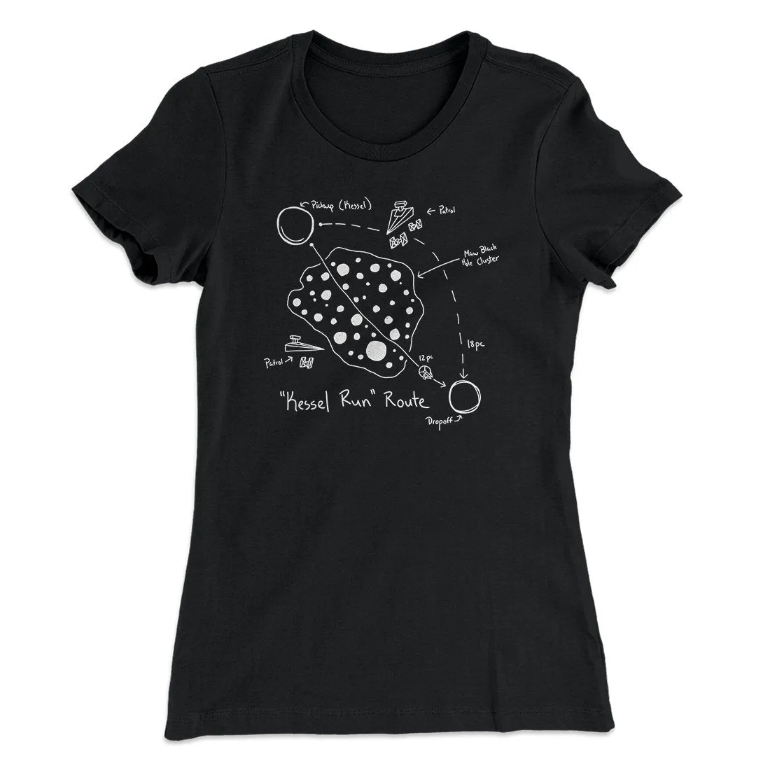 Kessel Run Directions Women's T-Shirt