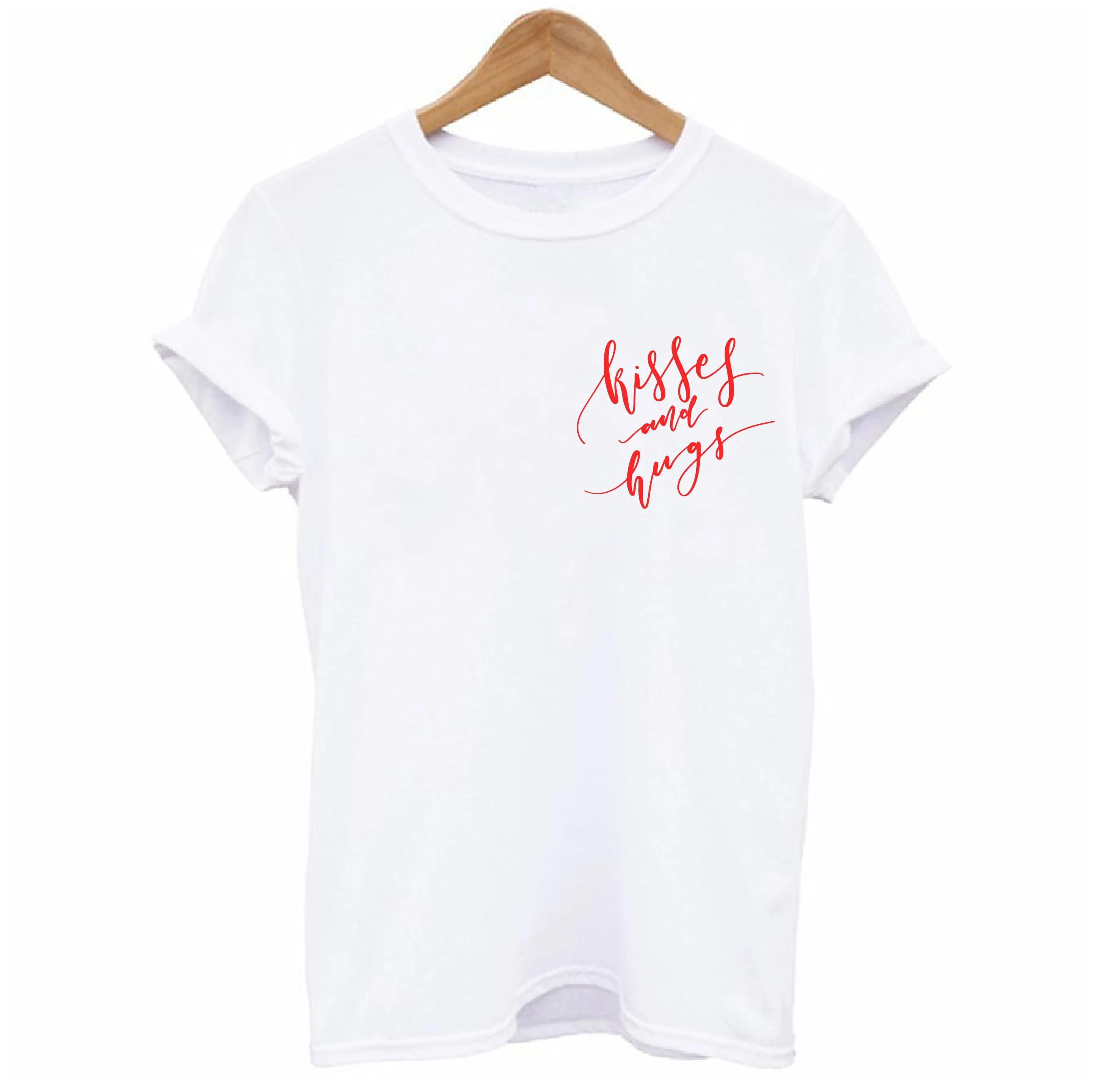 Kisses and Hugs T-shirt for Women
