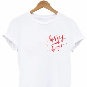 Kisses and Hugs T-shirt for Women