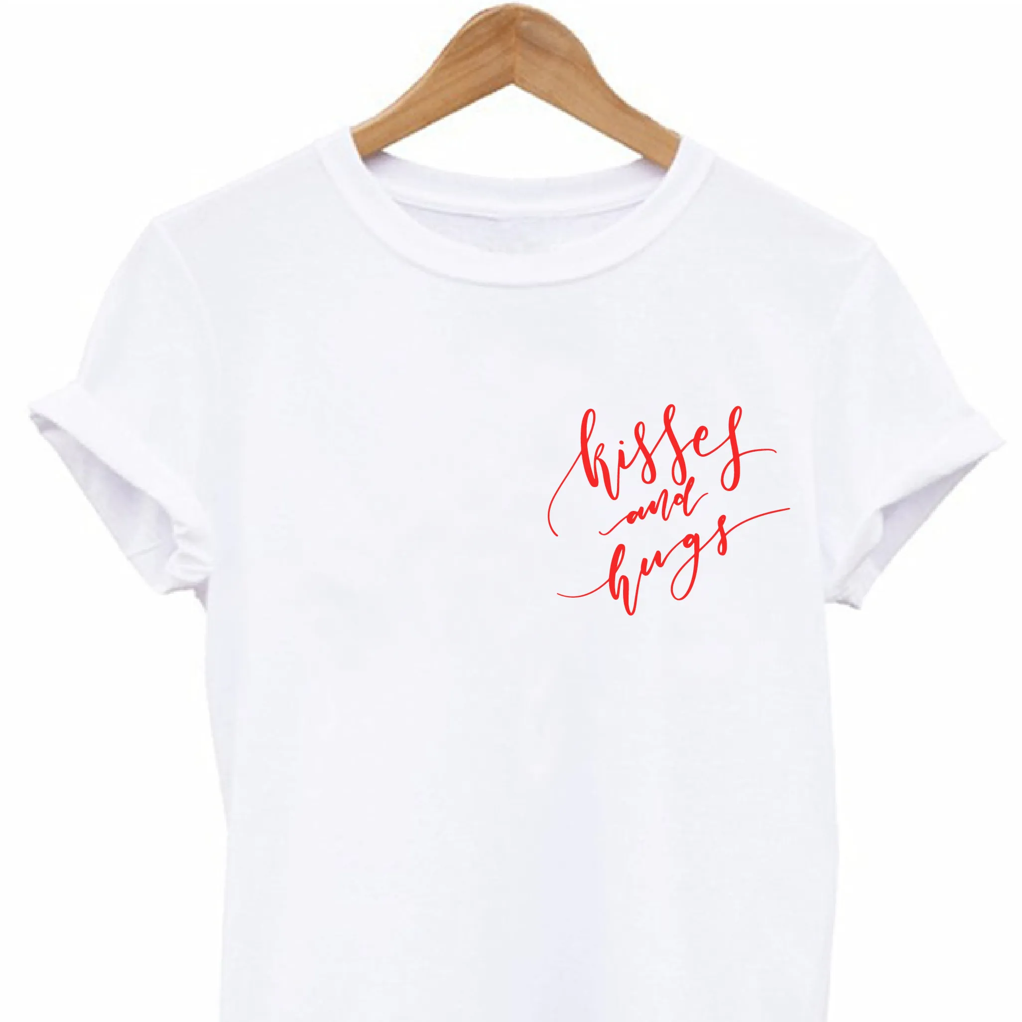 Kisses and Hugs T-shirt for Women