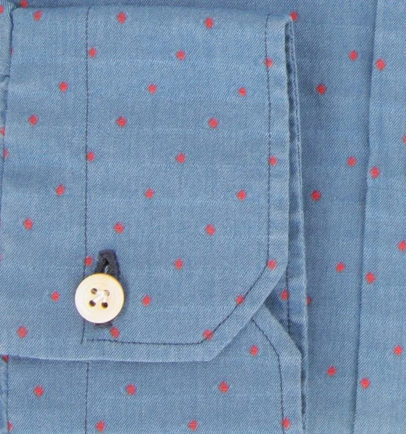 Kiton Blue Shirt - Slim