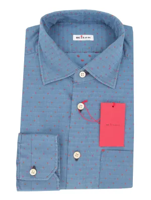 Kiton Blue Shirt - Slim