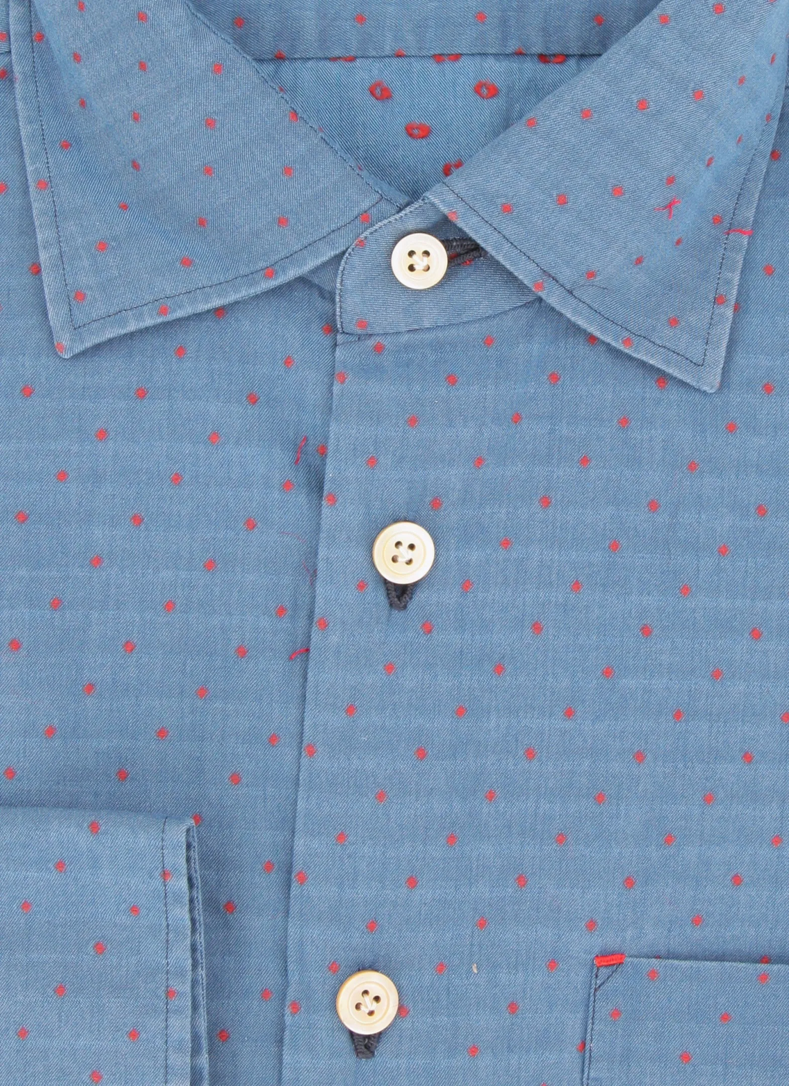 Kiton Blue Shirt - Slim