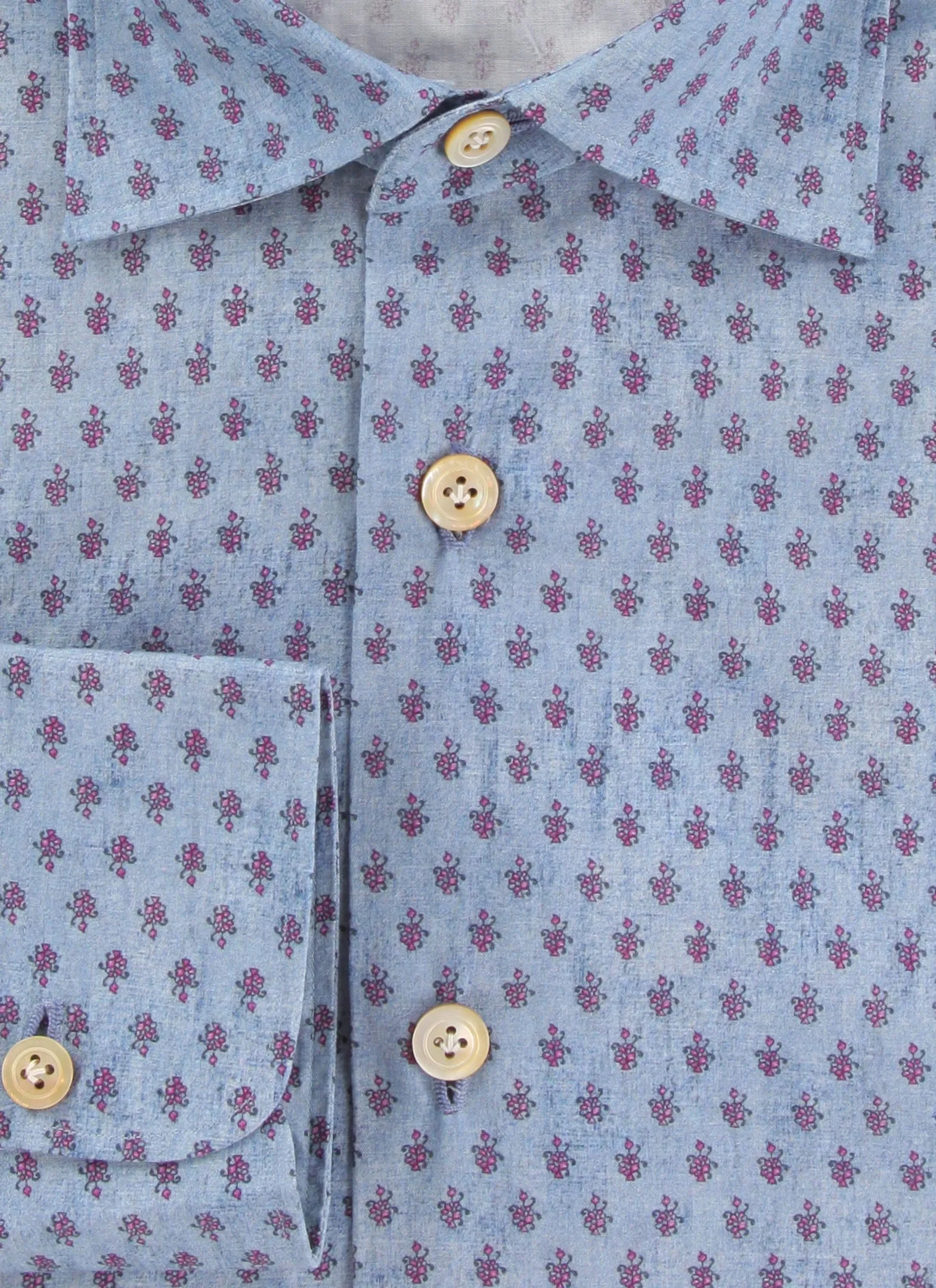 Kiton Blue Shirt - Slim