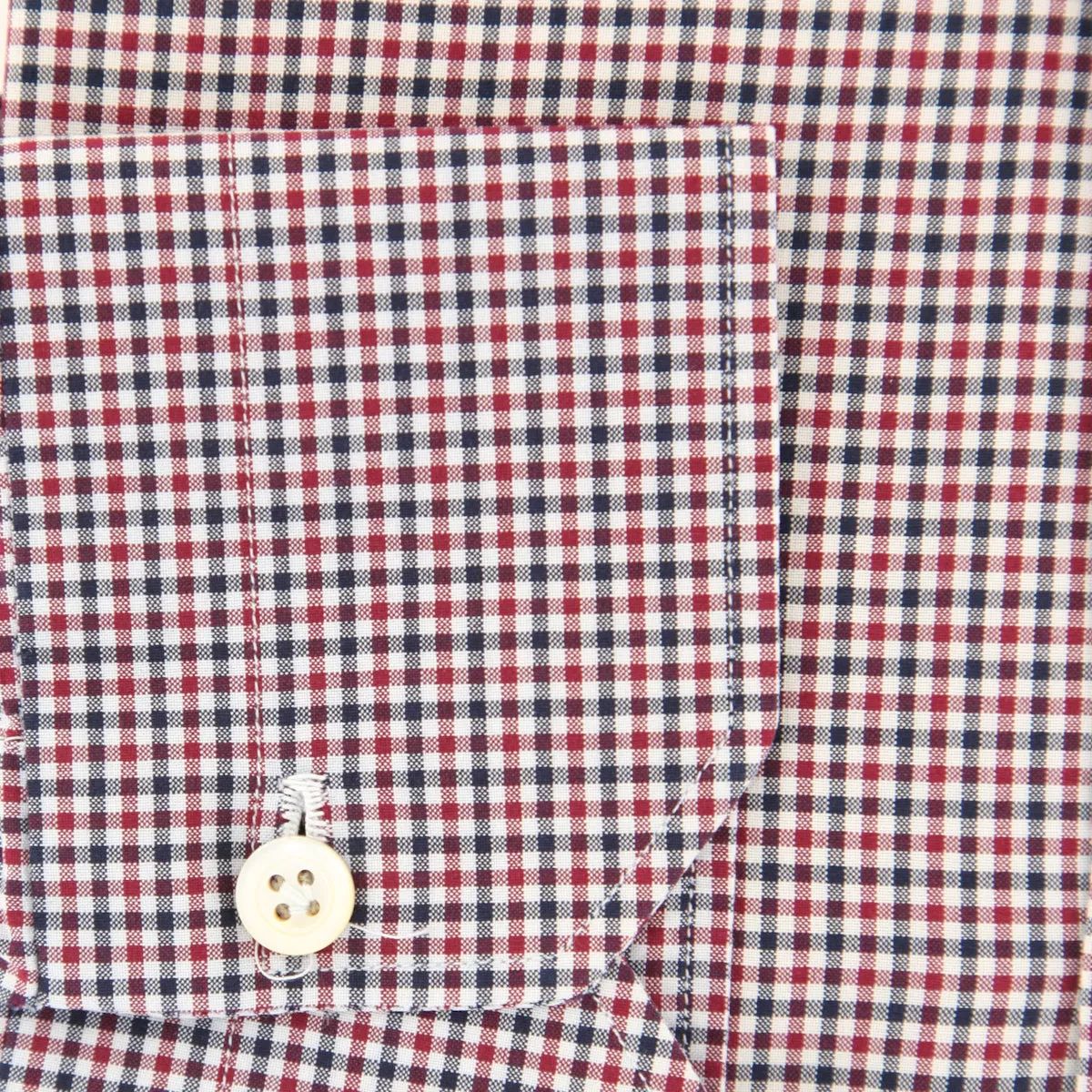 Kiton Burgundy Red Shirt - Slim