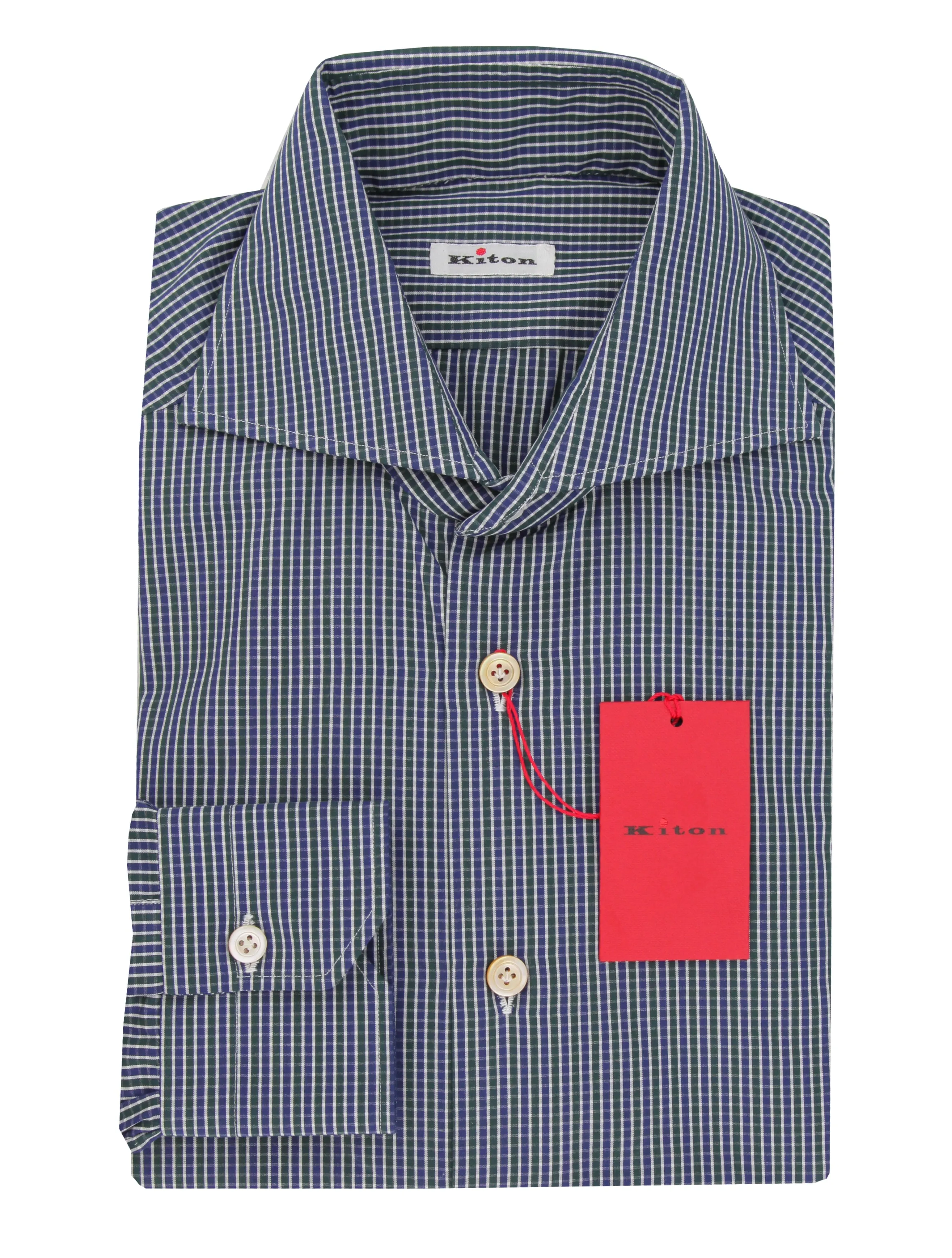 Kiton Dark Blue Shirt - Slim