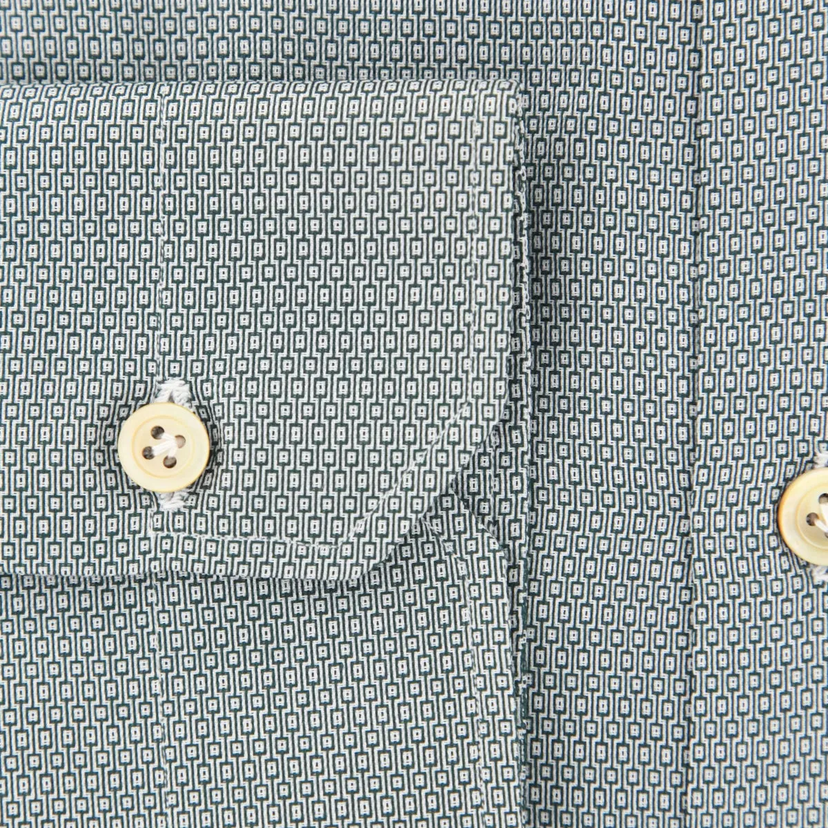 Kiton Dark Green Shirt - Slim