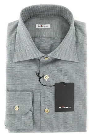 Kiton Dark Green Shirt - Slim