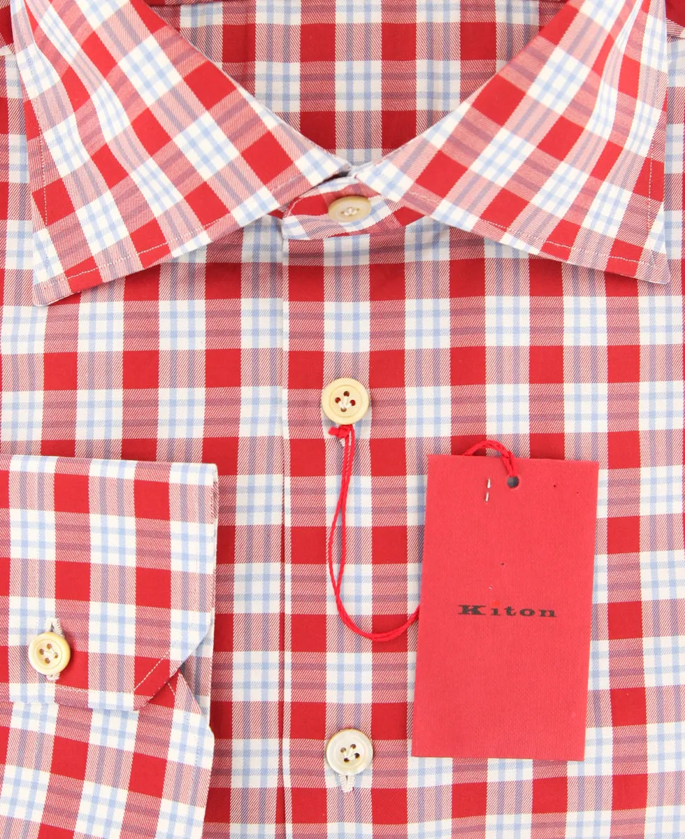 Kiton Red Shirt - Slim
